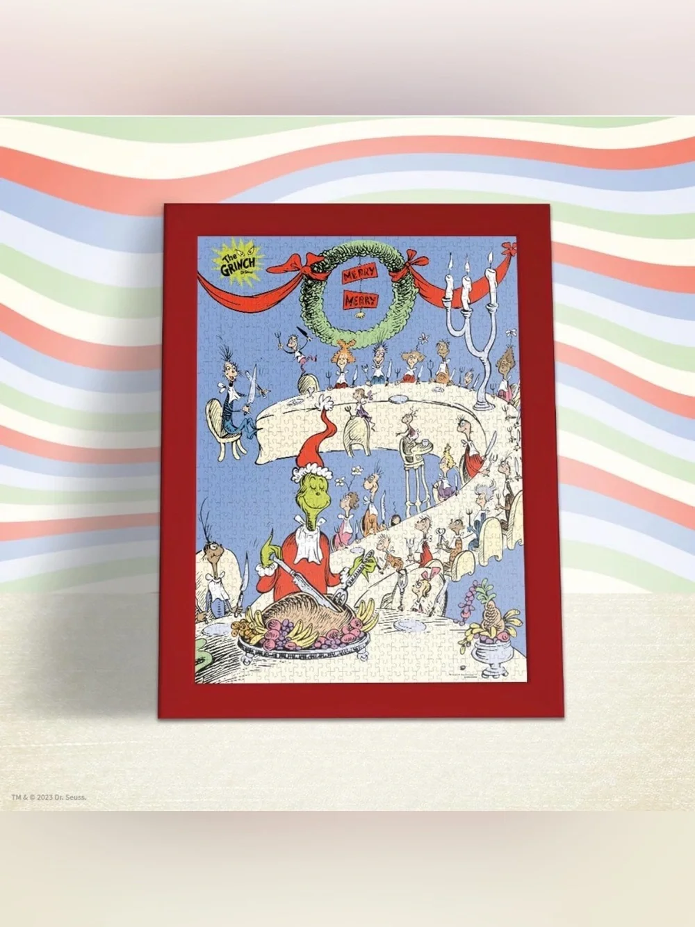 Dr. Seuss The Grinch Feast 1000 Piece Jigsaw Puzzle – Brand New in Box